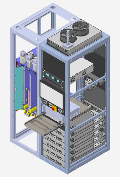 High Power Fiber Laser Burn In Rack
