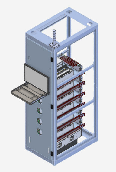 Low Power High DUT Count Burn In Rack