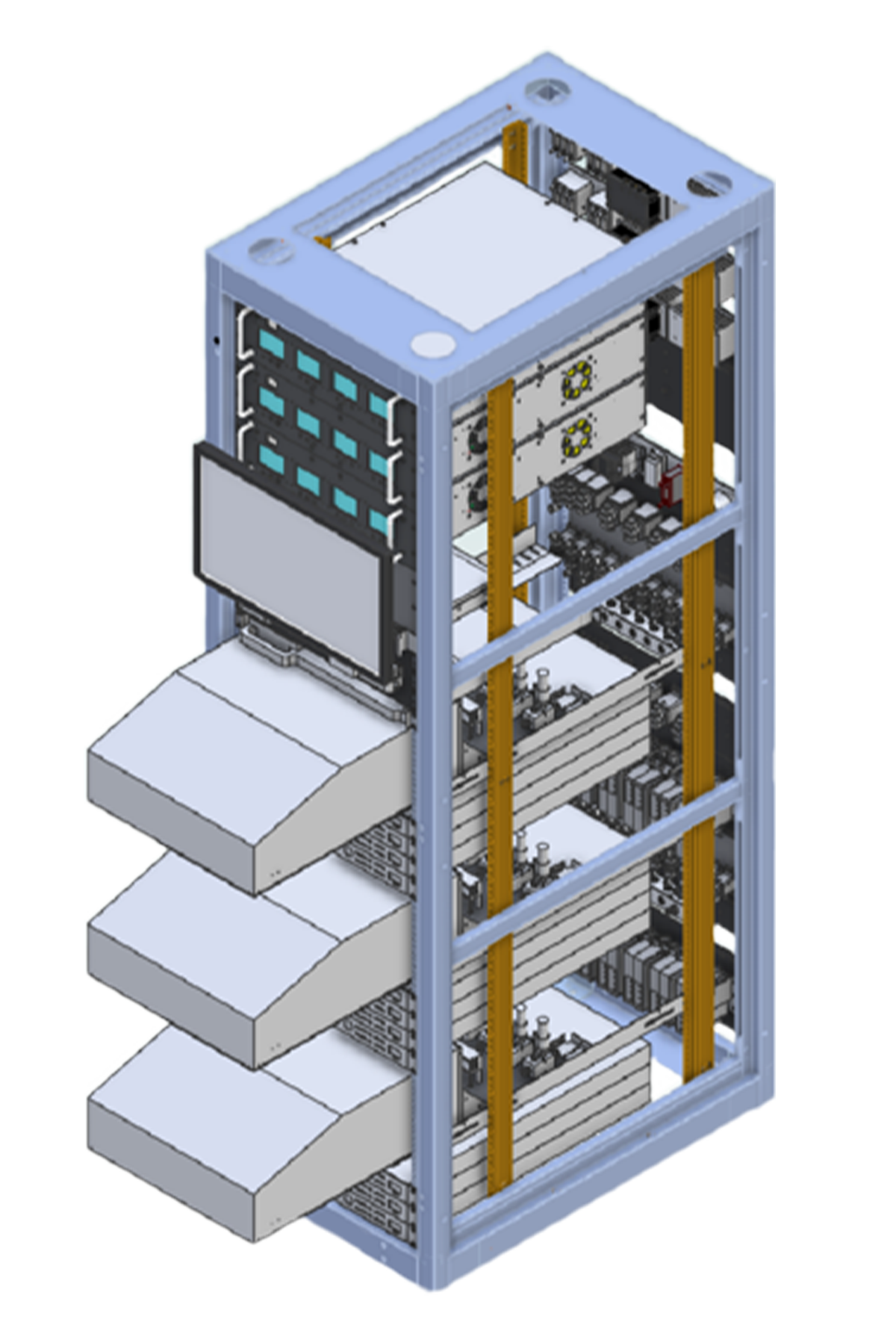 Fibre File Rack High Power Fiber Coupled Package Burn In Rack – Photonics Automation ...